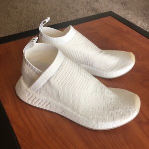 Adidas NMD CS2 Primeknit shoes core white size 9